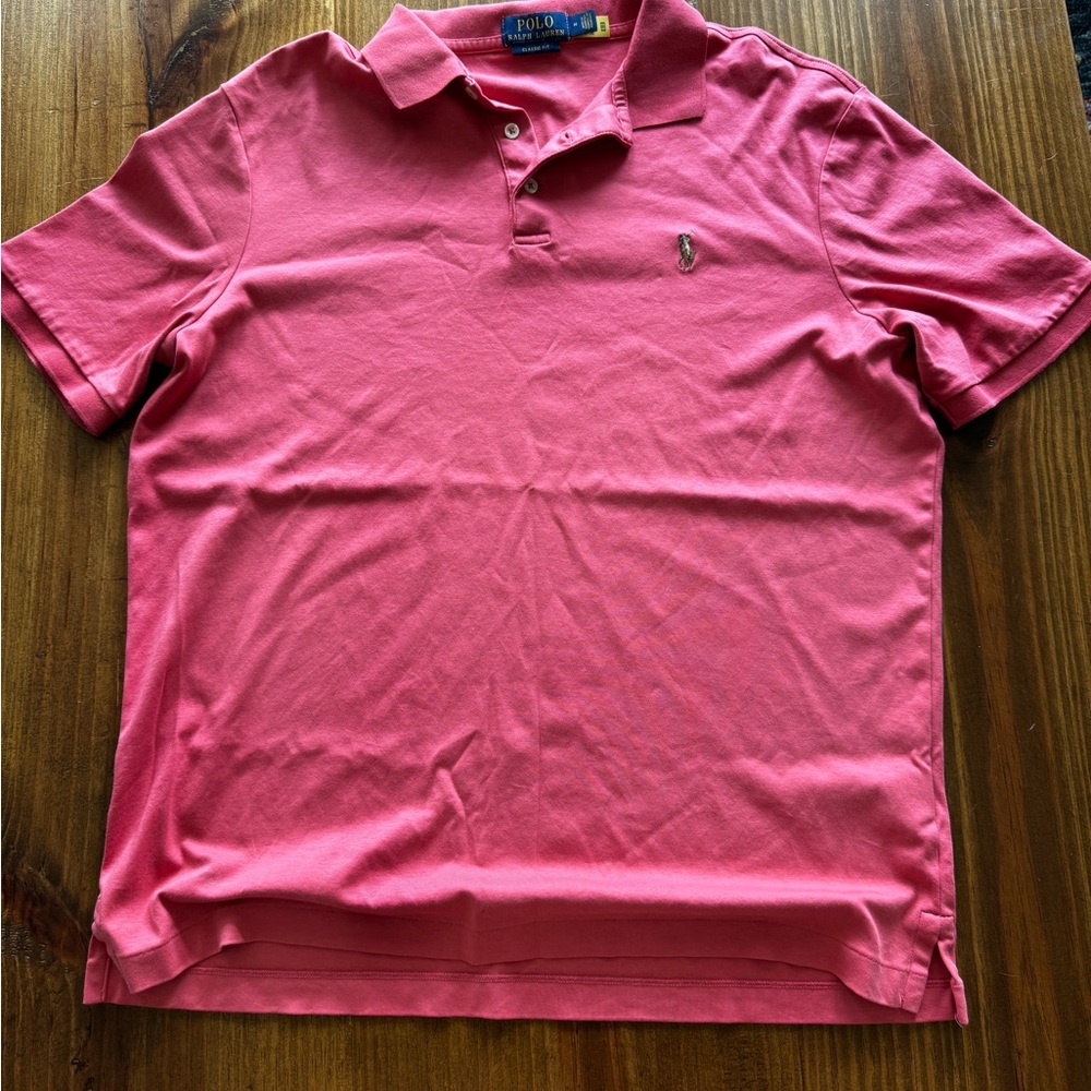 Polo by Ralph Lauren Pink Classic Polo Shirt